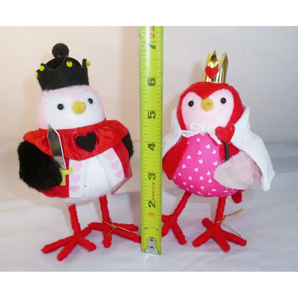 2024 Target Spritz Bird Valentine’s Day Kingsley + Queenie Fabric Bird Tags NEW